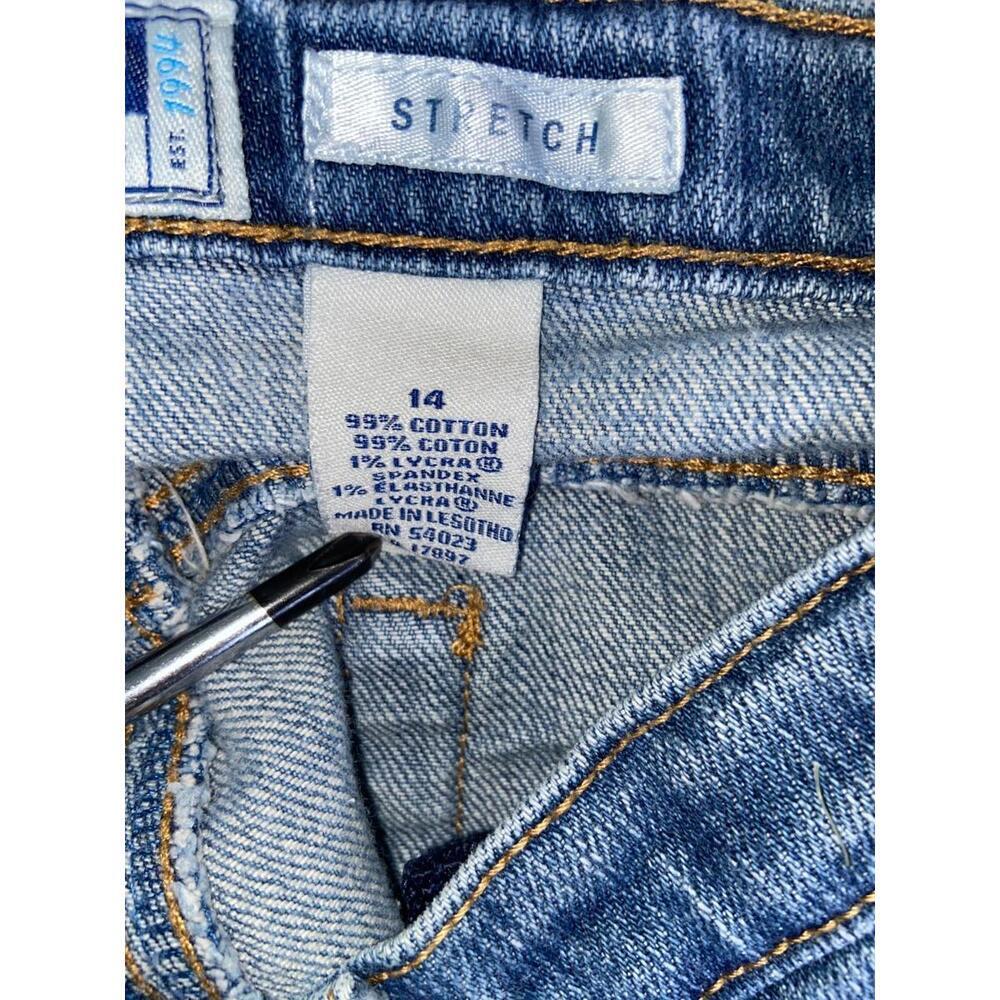 Vintage Old Navy Jeans Womens 14 Blue Boot Cut Hipster Jeans Denim 30X28 - Picture 8 of 10